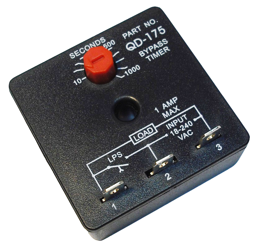 QD-175 Delay-on-Make Timer with Adjustable Delay, Universal 18-240 VAC