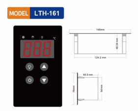 LTH-161 Commercial Display Case Series Digital Thermostat